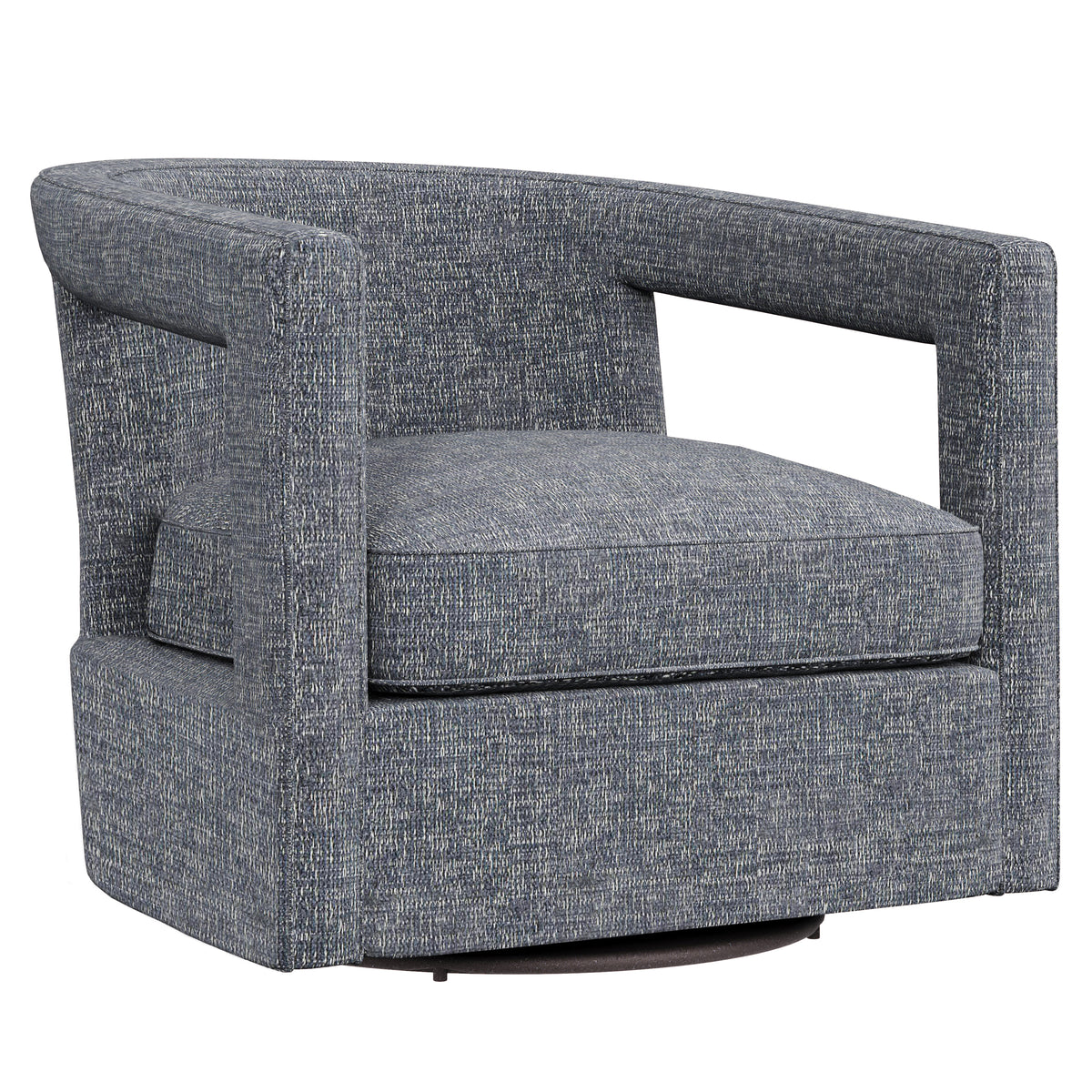 Alana Fabric Swivel Chair Without Nails