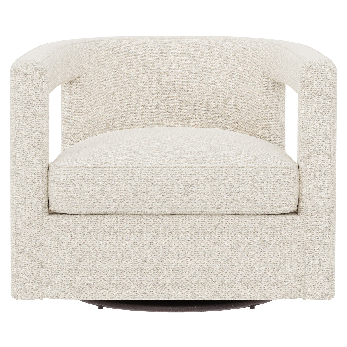 Alana Fabric Swivel Chair Without Nails