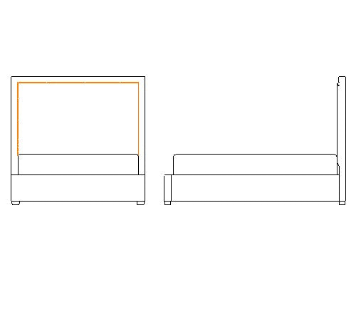 Morgan Fabric Storage Panel Bed