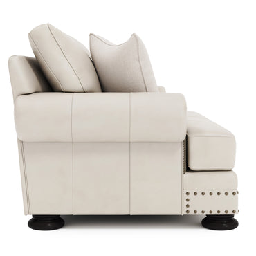 Foster Leather Loveseat