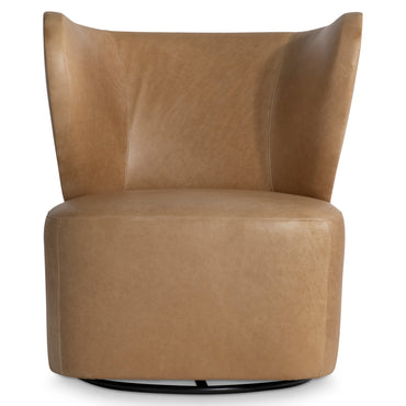 Oliver Leather Swivel Chair