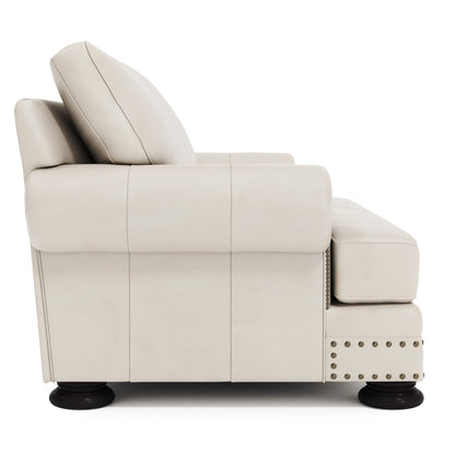 Foster Leather Loveseat