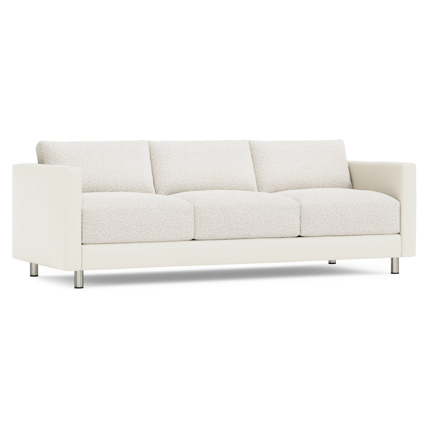 Dakota Leather-Fabric Sofa