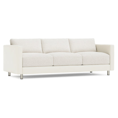 Dakota Leather-Fabric Sofa