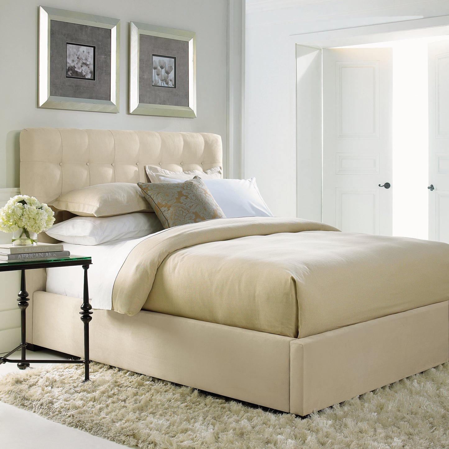 Avery Fabric Panel Bed