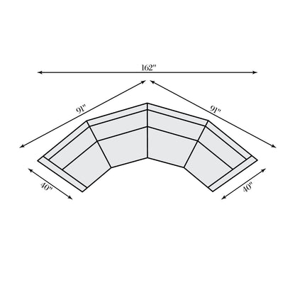 Soleil Fabric Sectional