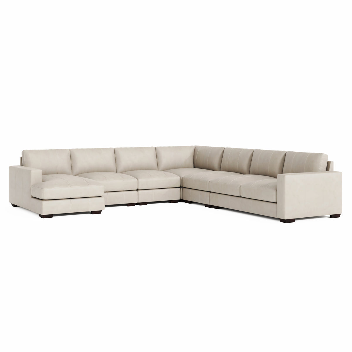 Dawkins Leather Sectional