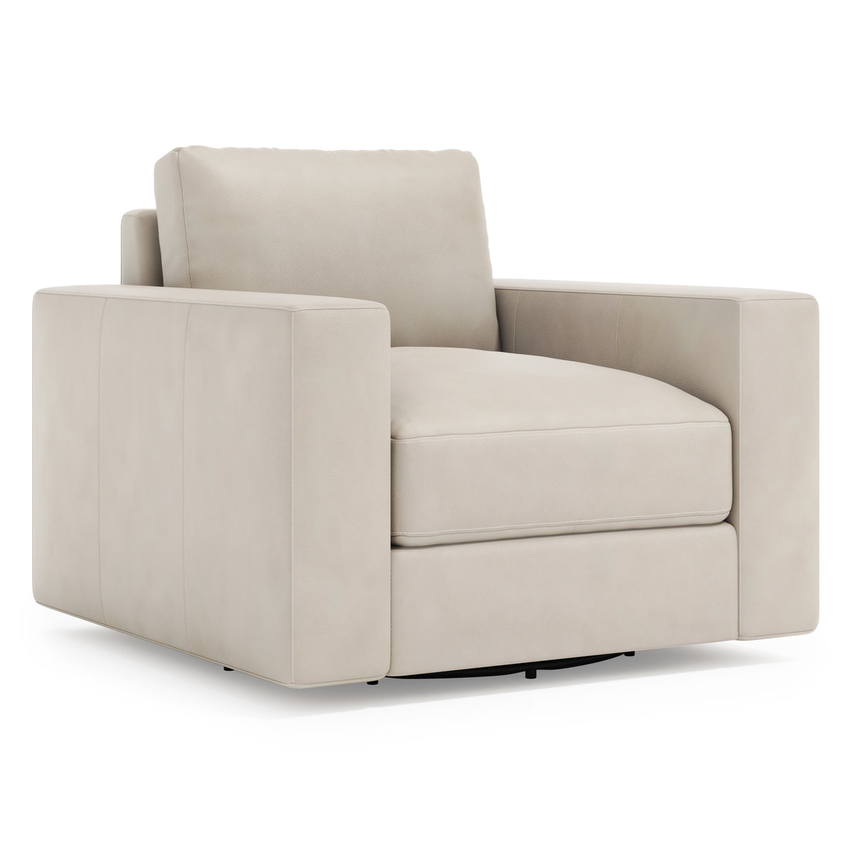 Dawkins Leather Swivel Chair