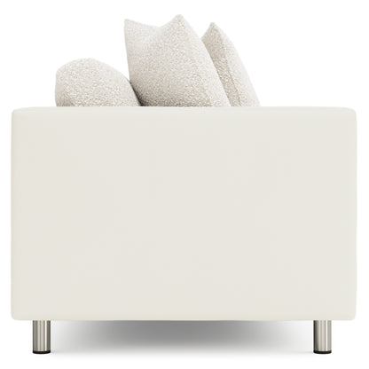 Dakota Leather-Fabric Sofa