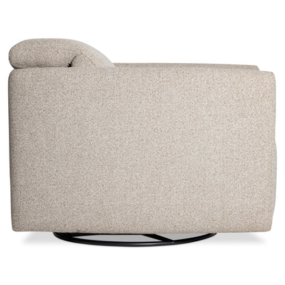 Livvy Fabric Power Motion Swivel Chair