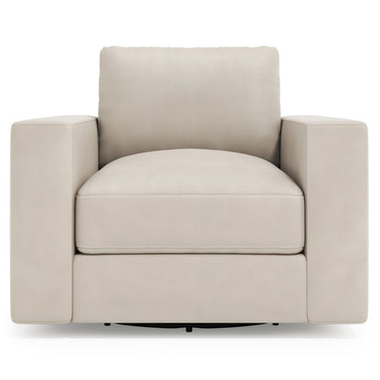 Dawkins Leather Swivel Chair