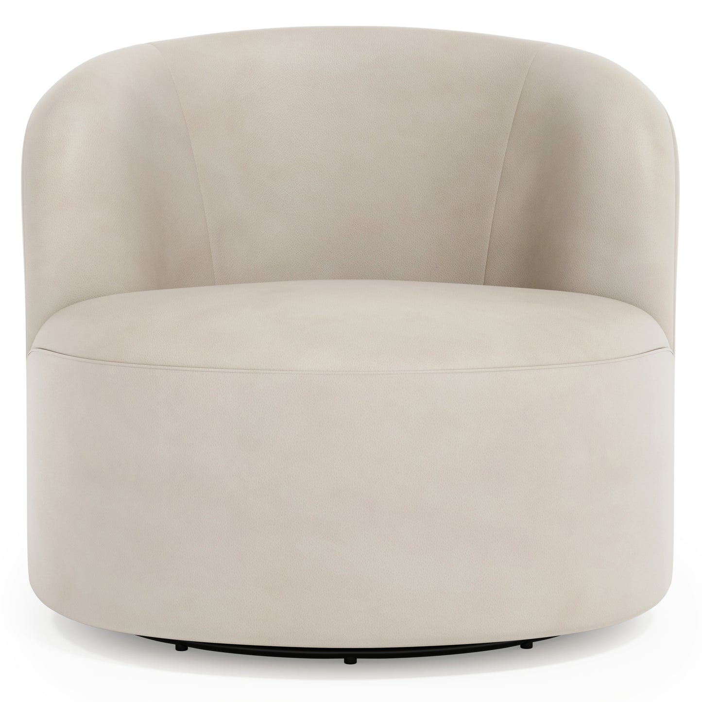 Elle Leather Swivel Chair