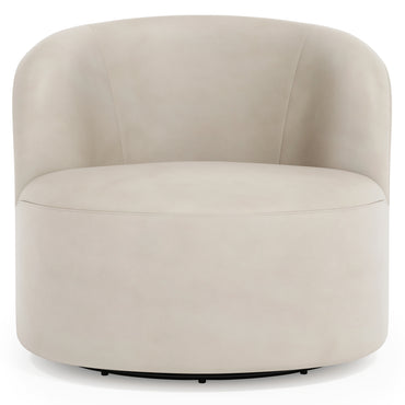 Elle Leather Swivel Chair