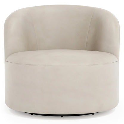 Elle Leather Swivel Chair