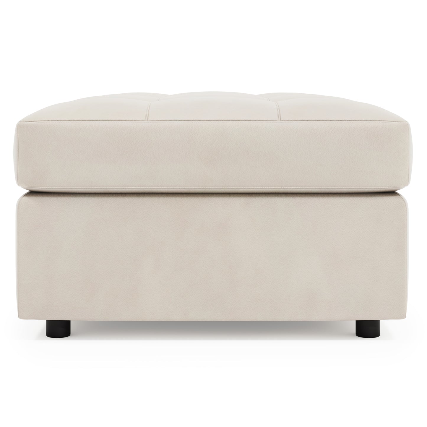 Nest Leather Ottoman
