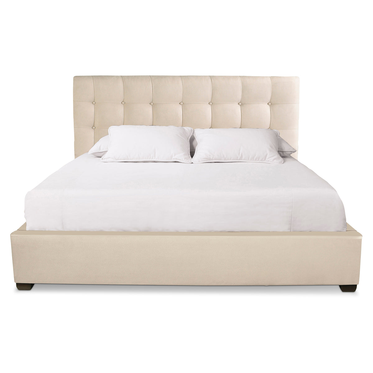 Avery Fabric Panel Bed |  Extended California King