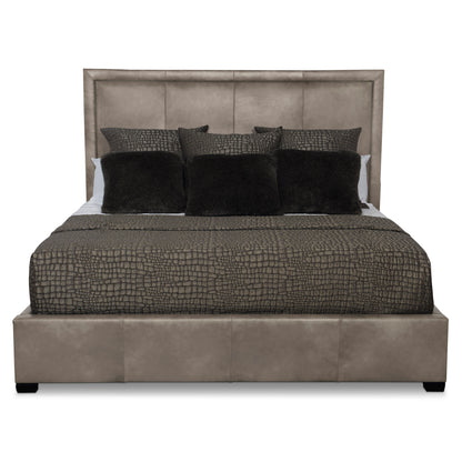 Morgan Leather Panel Bed