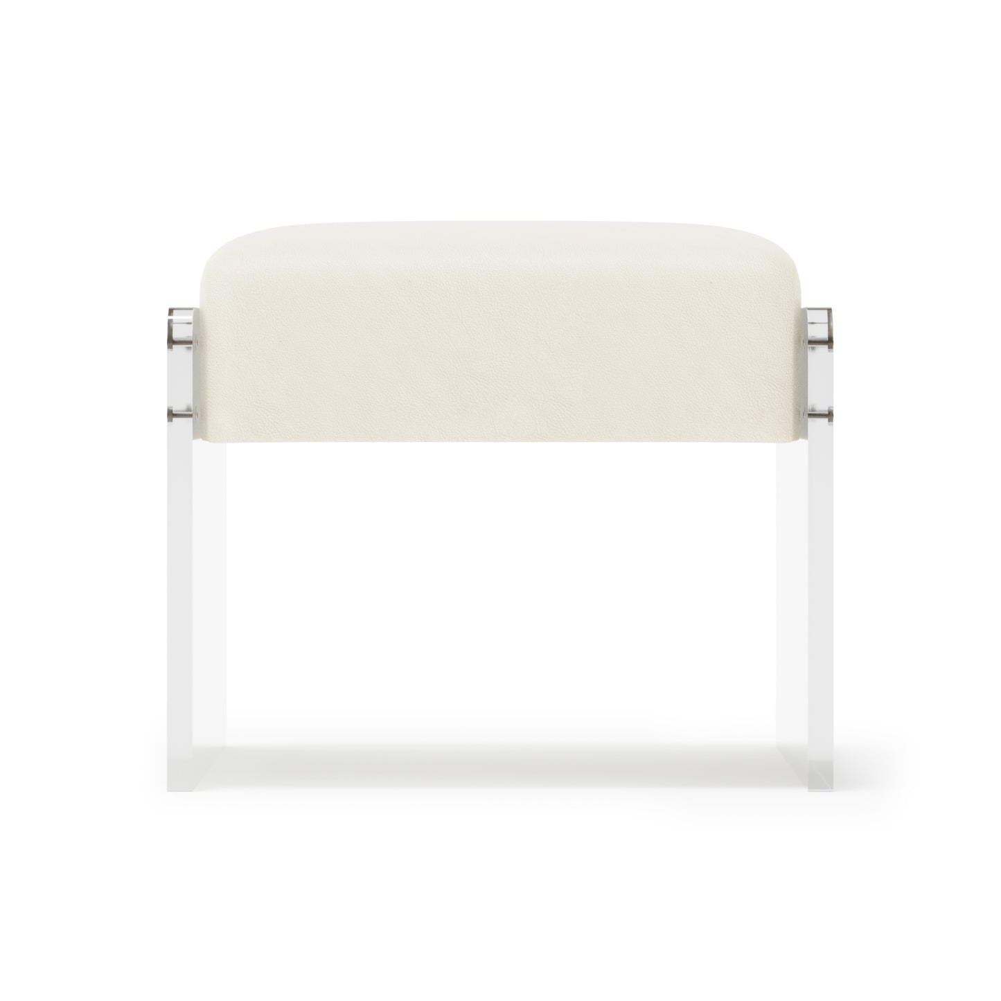 Jasper Leather Ottoman