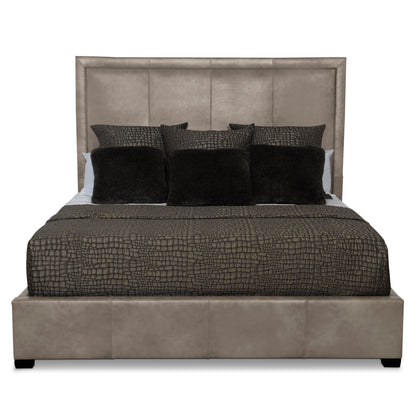 Morgan Leather Panel Bed