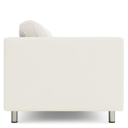 Dakota Leather-Fabric Sofa